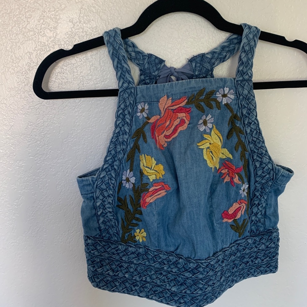 Anthropologie denim top